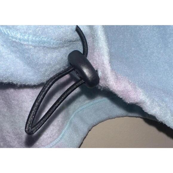 Peanuts Snoopy Cool Joe NYC Crop Tie Dye Fleece Pullover Sz XL Drawstring Waist - Picture 3 of 9